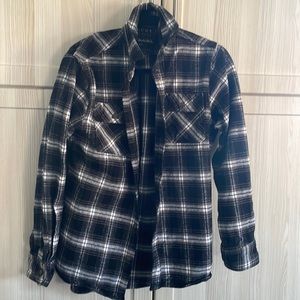 Black and white plaid